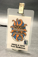Badge—PDGA  WC, 2008—Competitor