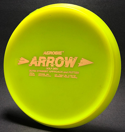 Aerobie—Arrow—Yellow—Gold
