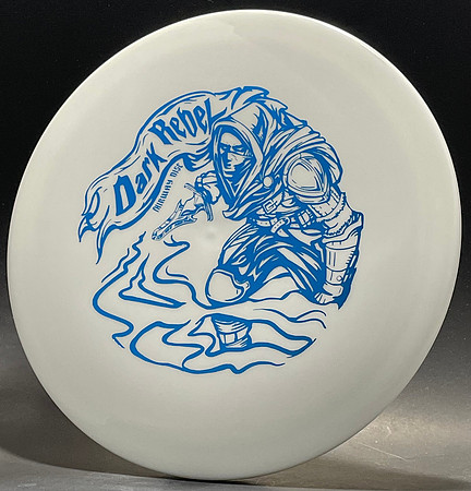 Fairway Disc, Star—Dark Rebel—White—Metallic Blue