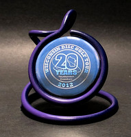 Button Stand—2012 Wisconsin DG Tour—Purple—Tom Holsten, Artist