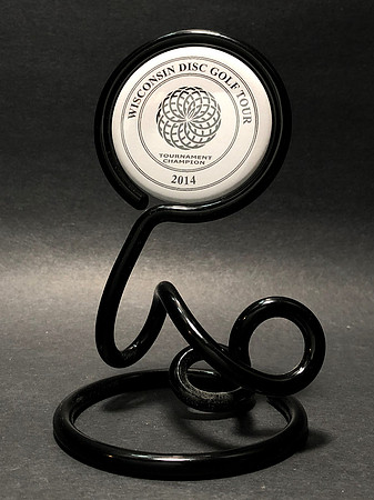 Button Stand—2014 Wisconsin DG Tour—Tom Holsten, Artist