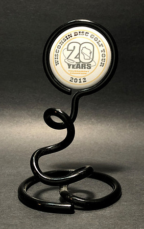 Button Stand—2012 Wisconsin DG Tour—Tom Holsten, Artist