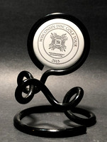 Button Stand—2015 Wisconsin DG Tour—Tom Holsten, Artist