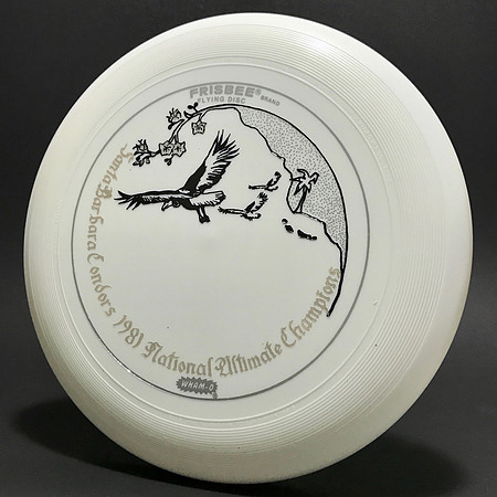 Condors—'81 Nat'l Champs—Wham-O 82E Mold—White—Silver, Black, Gold