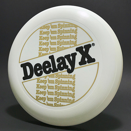 Deelay X—Wham-O 80 Mold—White—Gold, Black