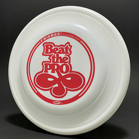 Beat the Pro—Wham-O FB16 Mold—White—Red