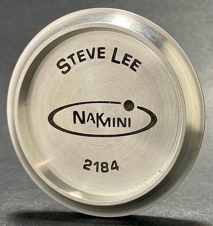 Aluminum Mini— NakMini—Custom Made and Etched for Steve Lee—Back