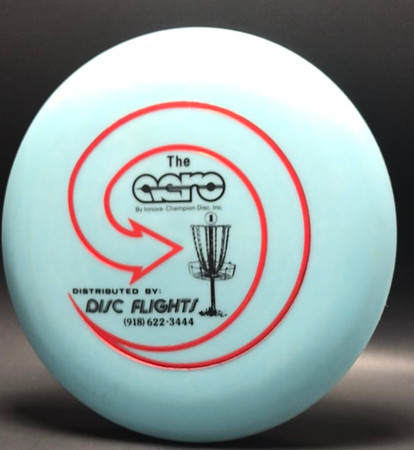 Disc Flights—Innova Aero—Turquoise—Metallic Red, Black