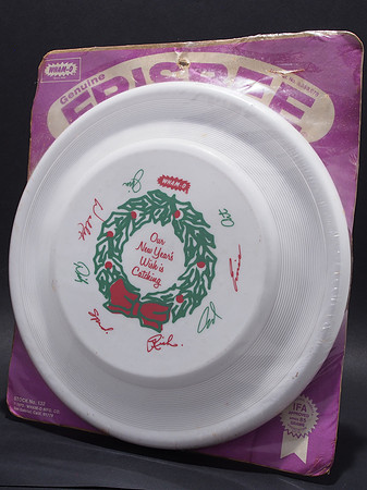 1974 Wham-O Christmas—White—Green, Red—Square Top