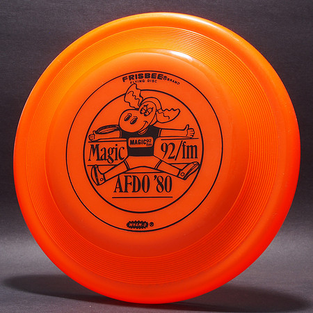 AFDO, 1980—Wham-O FB8 Mold—Orange—Black