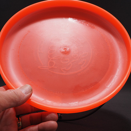 Cool Planet Frisbee Festival—Wham-O Pro—Orange—Metallic Green, Metallic Blue—Tooling Details