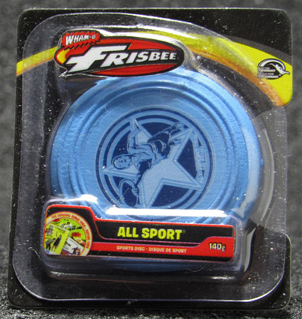 Wham-O—All Sport Disc—Blue—Blue, White—Front Packaging