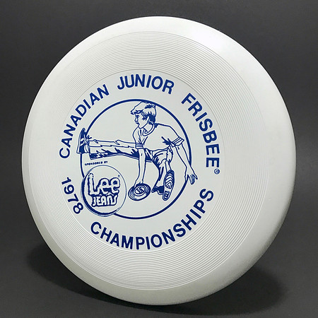 1978 Canadian Junior Championships—Wham-O 41 Mold—White—Blue