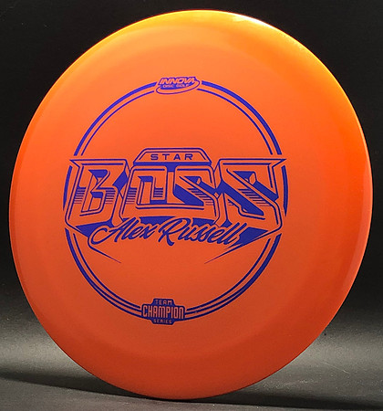 Alex Russell—2021 Team Champion Series—Innova Boss—Orange—Metallic Purple