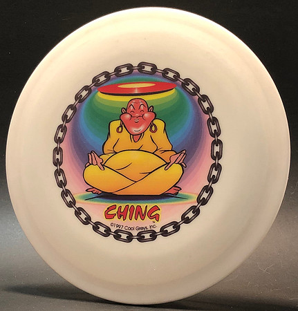 Holgate—"Yellow Buddha"—CHING Bomb—White—Multicolor Art