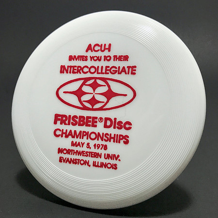 ACU-I Intercollegiate, 1978—Wham-O Mini—White—Red