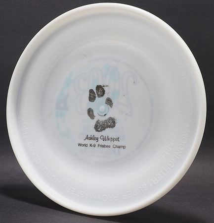 Canine FD World Championships, 2003—Wham-O FB13 Mold—White—Turquoise, Black—Bottom