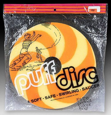 ABC Mfg. Co.—Puff Disc—Orange—Package