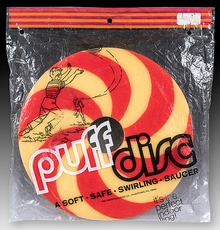 ABC Mfg. Co.—Puff Disc—Red—Package