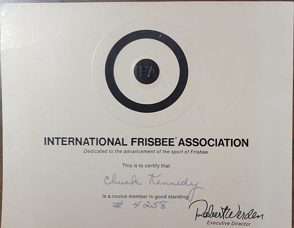 4258-Chuck Kennedy-IFA membership card