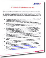 Apparel Photography Guidelines