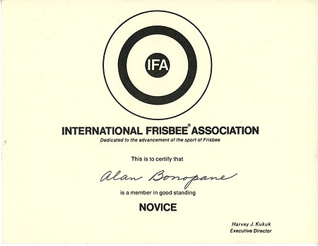 69029-Al Bonopane-Membership Wall Certificate