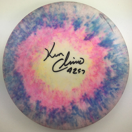 Aviar, KC Pro—Nine-Time 9X Ken Climo—Tye-Dye—Rainbow—Autographed