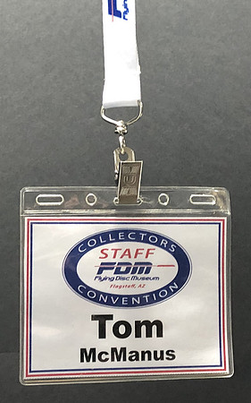 Badge—Flying Disc Museum Convention, 2024—Staff