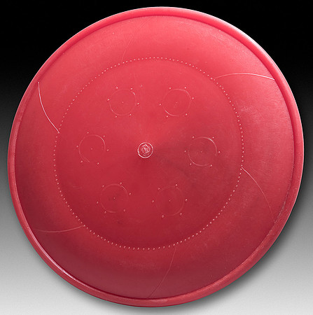 C. & W. Plastics Co—Flying Saucer—IT Came From Outer Space—Red
