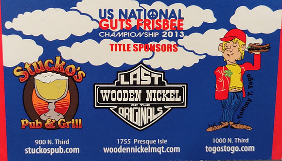 2013–US National Guts Frisbee Championships–Business card–Back