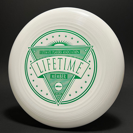 UPA Lifetime Member—Discraft Ultra-Star—White—Metallic Green