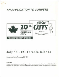 1991 Guts World Championships & 20th Canadian Open Application thumb