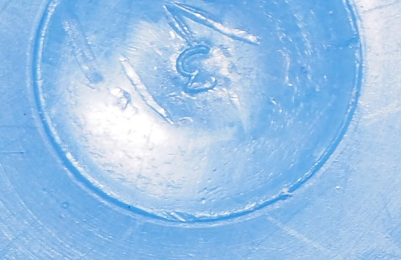 Wham-O Frisbee®—3 Mold—Blue—Pat. Pend. on Esker!—No T.M. Script