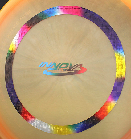 Checkered with Circles Rainbow Stamp Close-up
