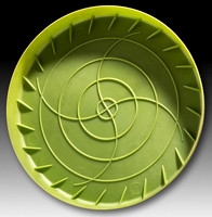 SS9—First Injection Molded—Olive—Ribs on Bottom
