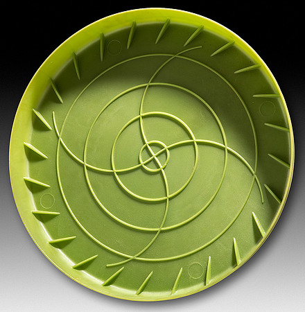 SS9—First Injection Molded—Olive—Ribs on Bottom