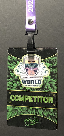 Badge—PDGA Masters WC, 2023—Competitor