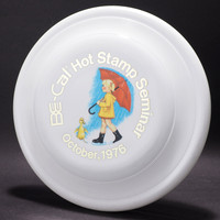 BE-Cal Hot Stamp Seminar—Wham-O FB8—White—Gold, Multicolor