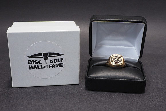 Ring, Gold—Disc Golf Hall of Fame—John Bird