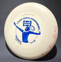 EFDF Championships, 1982 (1st)—100D Mold—White—Blue