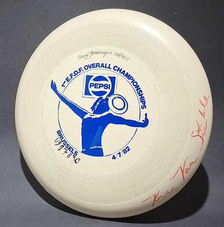 EFDF Championships, 1982 (1st)—100D Mold—White—Blue
