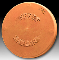 SS12—Injection Molded—Light Orange with Red and Cream marbling