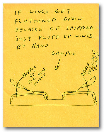 Bakka Corp—The American Boomerang—Winged—Red, Yellow—Instructions, Back