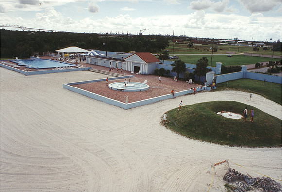 Beach, Pool, Pole HOles