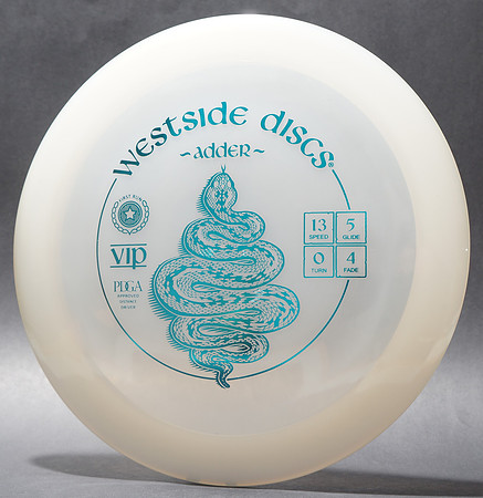 Adder, VIP—White—Metallic Turquoise