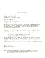 #001—Ed Headrick—IFA Charter member invitation letter