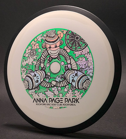 Anna Page Park DG Course—MVP Trail—Black, White—Metallic Green, Silver, Black
