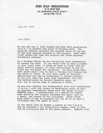 #102—Lyle Jensen—DGA Membership Invitation Letter—Page 1