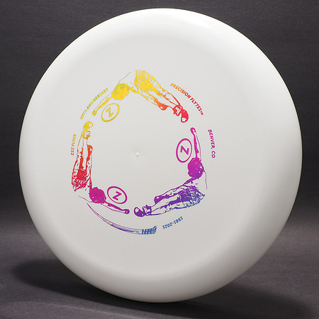 ZZZ Flyer, 1st Run—40th Anniversary—White—Metallic Rainbow
