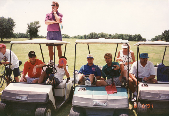 Ferrans, Sullivan, Jeff in carts
